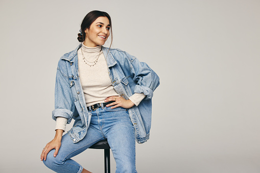 Woman in denim